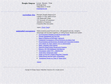 Tablet Screenshot of dougsimpson.com
